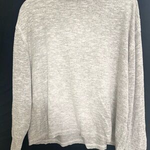 Universal Thread Light Gray Women's Turtleneck Sweater